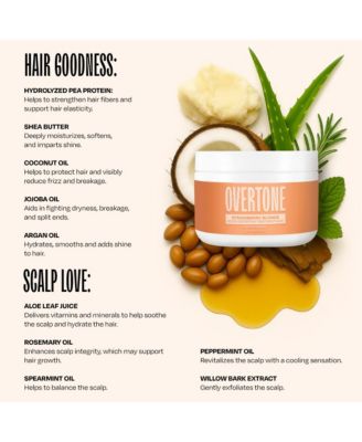 Color Depositing Hair Mask – Semi-Permanent Hair Dye + Deep Conditioner, 8oz Jar