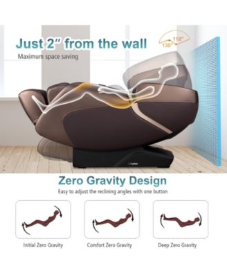 Full Body Massage Chair with Voice Control Heat Foot Roller