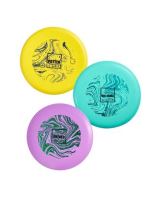Disc Golf Set 3-Pack Starter Discs with Putter Mid-Range Driver PDGA Approved