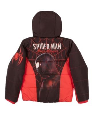 Little Boys Marvel Spider-Man Graphic Print Winter Jacket