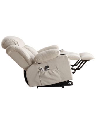 Power Lift Recliner with Heat Massage Side Pocket and USB Port