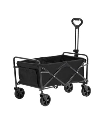 Compact Folding Wagon with All-Terrain Wheels & 220 lbs Capacity