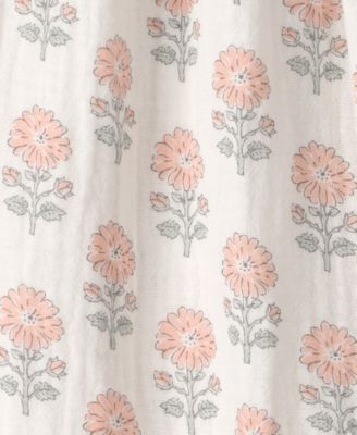 Baby Girls' Floral Round Neck Jumpsuit