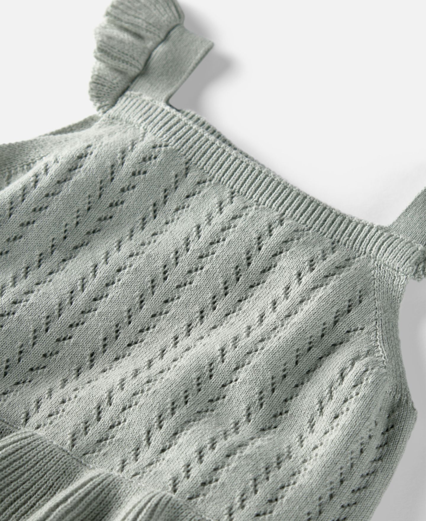 Комбинезон Carter's Little Planet by Carters Organic Cotton Knit Square Neck Bubble Romper для девочек-малышей, цвет: Зелёный — фото 2