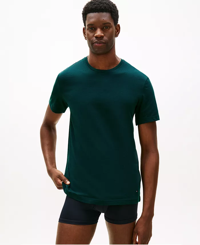 Men's&nbsp;3-Pack Cotton Classics Short-Sleeve Crewneck Undershirts Set - thumbnail 6
