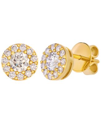 Nude Diamond Stud Earrings (1.02 ct. t.w.) in 14k Honey Gold
