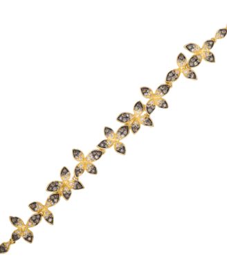 Chocolate Ombre Diamond Bracelet (1.63 ct. t.w.) in 14k Honey Gold
