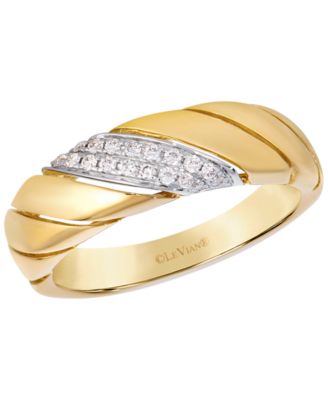 Vanilla Diamond Ring (0.19 ct. t.w.) in 14k Honey Gold