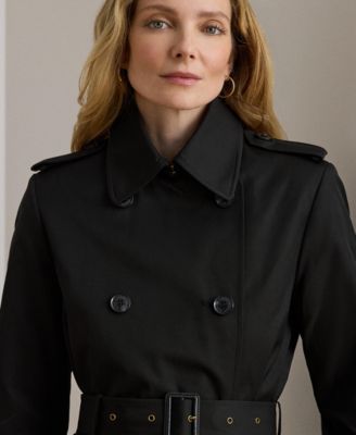 Women's Short Belted Trench Coat