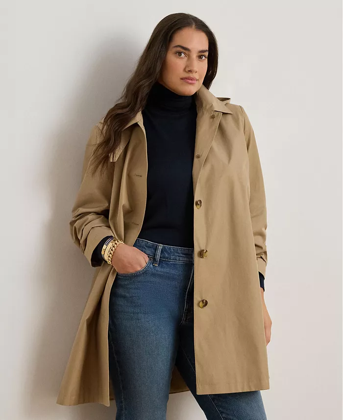 Women's Hooded Raincoat - thumbnail 2