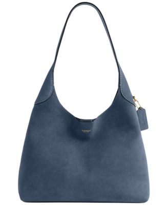 Brooklyn Medium Suede Shoulder Bag 34