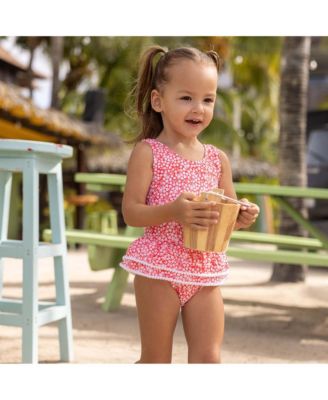 Baby Girls Ditsy Bloom Skirt Swimsuit