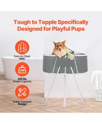 Portable Foldable Elevated Pet Bathtub