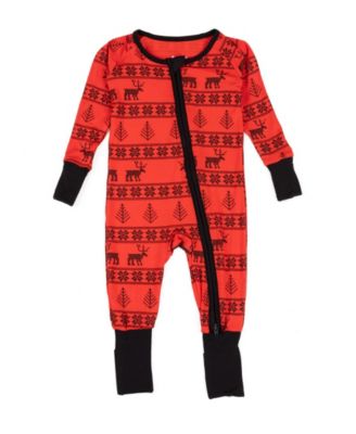 Baby One Piece Viscose from Bamboo Holiday Pajamas