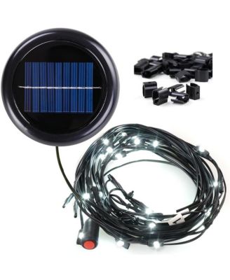 40 LED Solar String Light Cool White for 9ft 8-Rib Outdoor Patio Offset Aluminum Umbrella