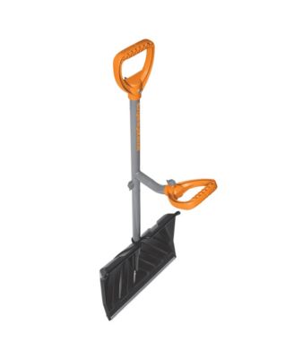 18” Snow Shovel, 34.5” Shaft, Push Scoop Combination, ERG-SNSH18