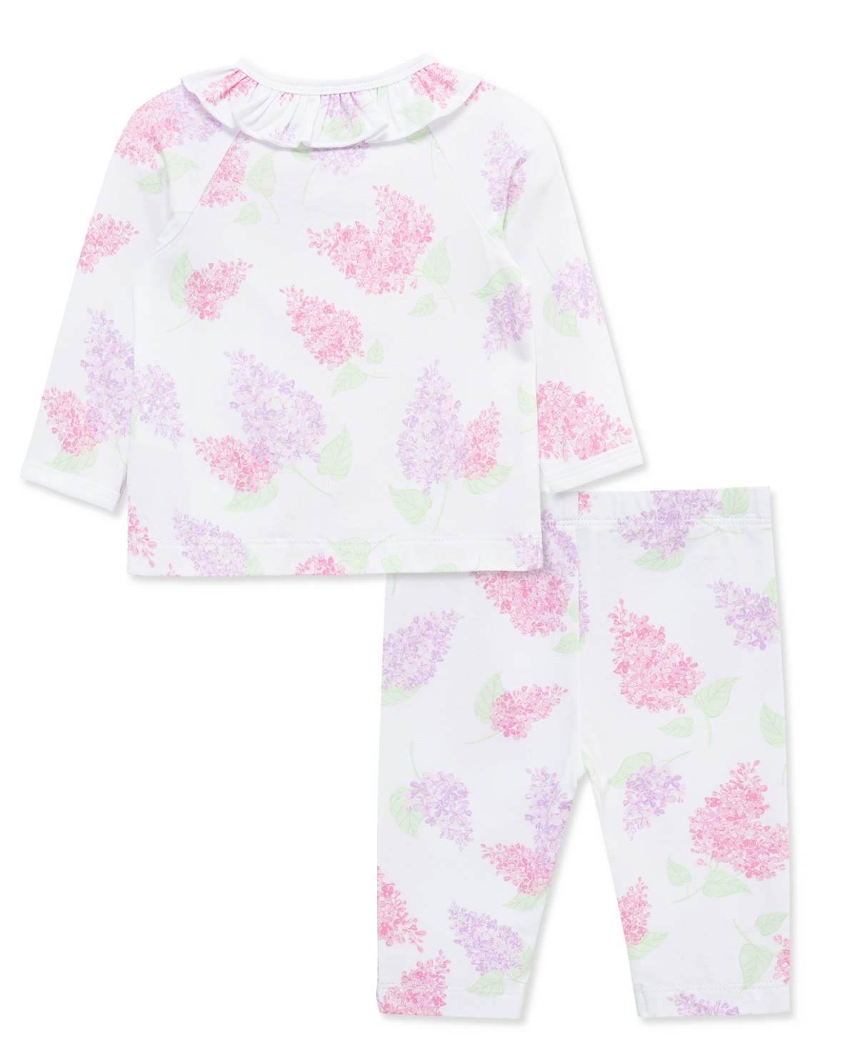 Little Me Baby Girls' Printed Top and Pants, 2-Piece Set