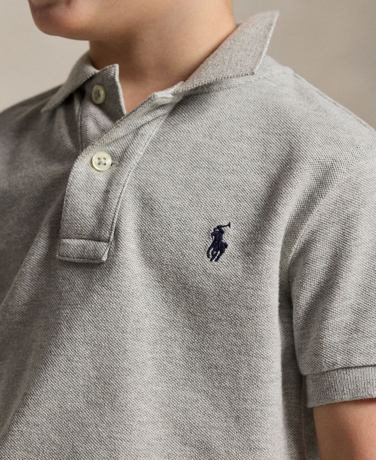 Polo Ralph Lauren Toddler and Little Boys Cotton Mesh Shirt