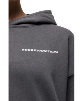 Women's Vintage Grey Relaxed Hoodie