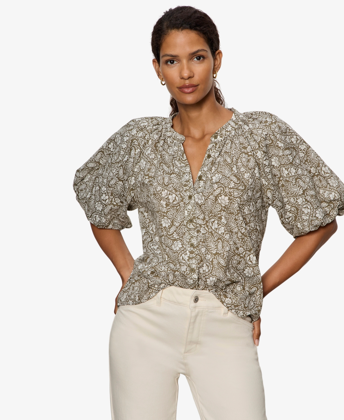 Sanctuary Women's Plenty of Love Bubble Blouse