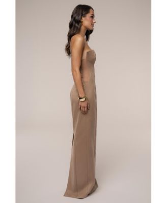 Women's Madison Suede Maxi Dress