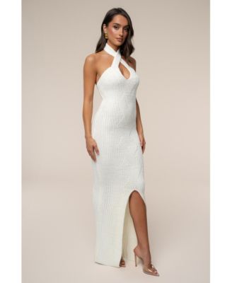 Women's Cortado Ribbed Maxi Dress
