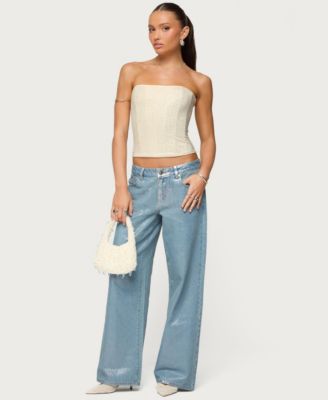 Women's Vezza Strapless Rhinestone Corset