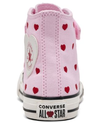 Little Girl's Chuck Taylor All Star Valentine's Day High Top Casual Sneakers from Finish Line