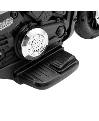 Dual 6V Kids Ride-On Motorcycle, 3-Wheel Toy with Forward/Reverse & Sounds for Ages 1-5