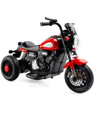 Dual 6V Kids Ride-On Motorcycle, 3-Wheel Toy with Forward/Reverse & Sounds for Ages 1-5
