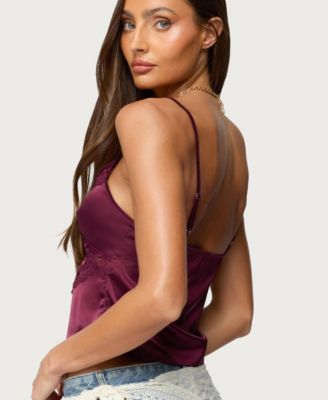 Women's Tamar Satin Effect Tank Top