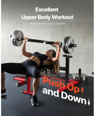 SUGFIT Chest Press Machine Adjustable Bench Press Trainer for Home Gym 450 LB