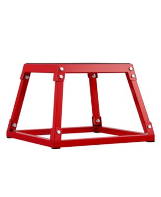 12" Steel Plyo Jump Box Agility Training Platform Red