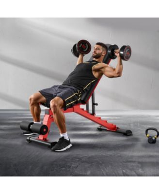 Heavy Duty Weight Bench 1200 LB Capacity Adjustable Foldable Home Gym Bench