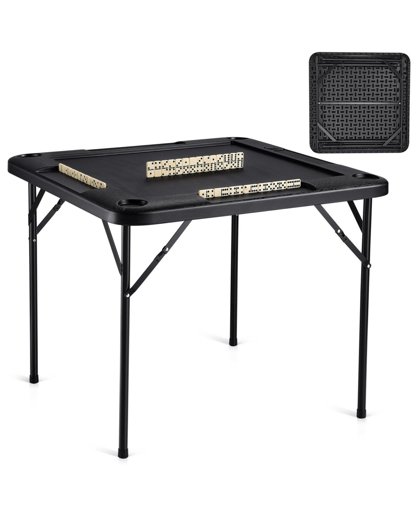 Детская игрушка SUGIFT Mahjong 4-Player Folding Game Table, Ages 13+, цвет: Чёрный — фото 5