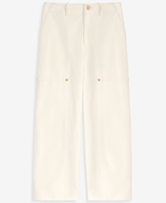Women's High-Rise Utility Straight-Leg Ankle Pants