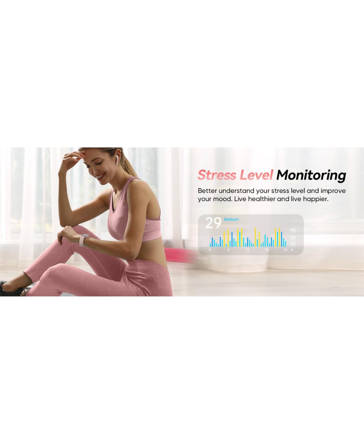 ruxing Unisex IDW208P Smart Sports Watch