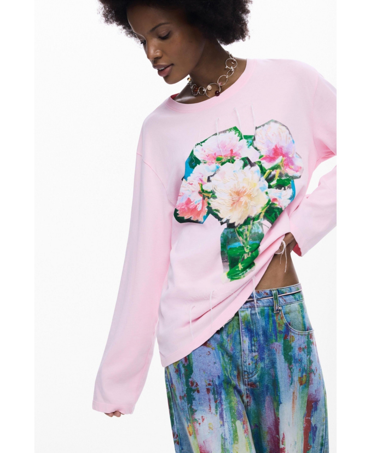 Desigual Women's Bouquet T-shirt