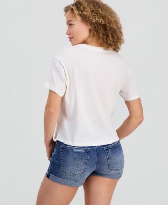 Juniors' Manhattan Taxi Graphic T-Shirt