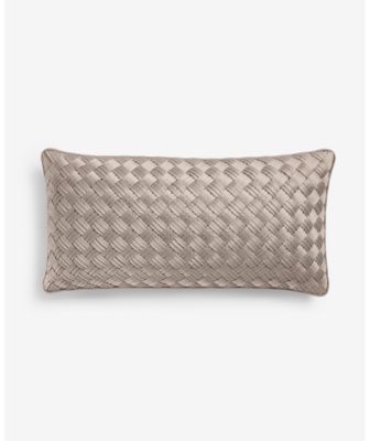 Basketweave Decorative Pillow, 12" x 24", Exclusively at Macy’s