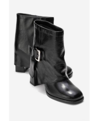 Women's Lore Leather Block Heel Boot