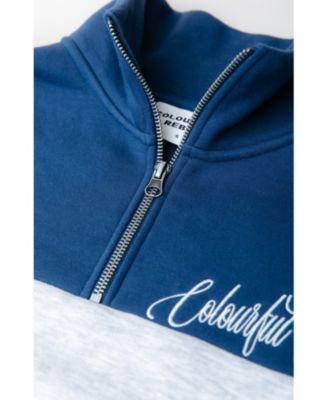 Women's Colourblock Zip Sweat