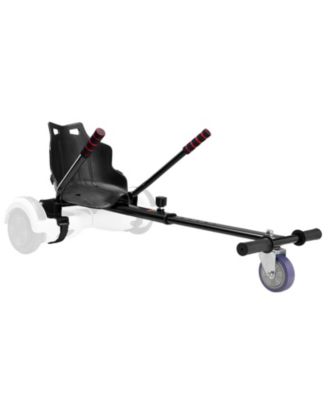 Hoverboard Seat Attachment Compatible with 6.5" 8" 8.5" 10" Boards, Adjustable Frame, Grips Control, 220 lb Capacity for Kids and Adults