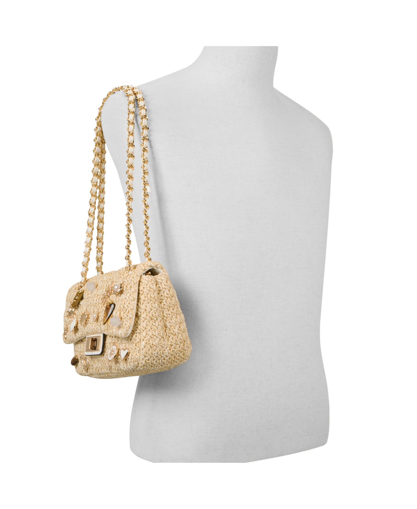 Женская сумка ALDO Goldensunn Small Crossbody, цвет: Натуральный — фото 6