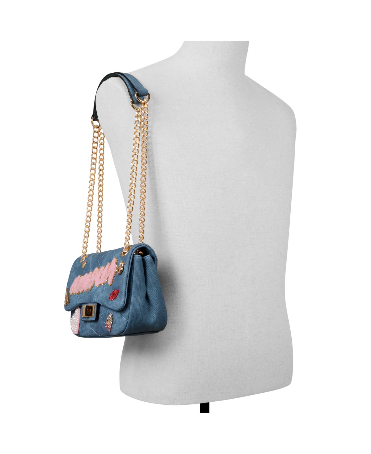 Женская сумка ALDO Honeoye Small Crossbody, цвет: Синий — фото 6