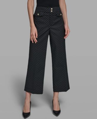 Petite Flap Pocket Ankle Pants