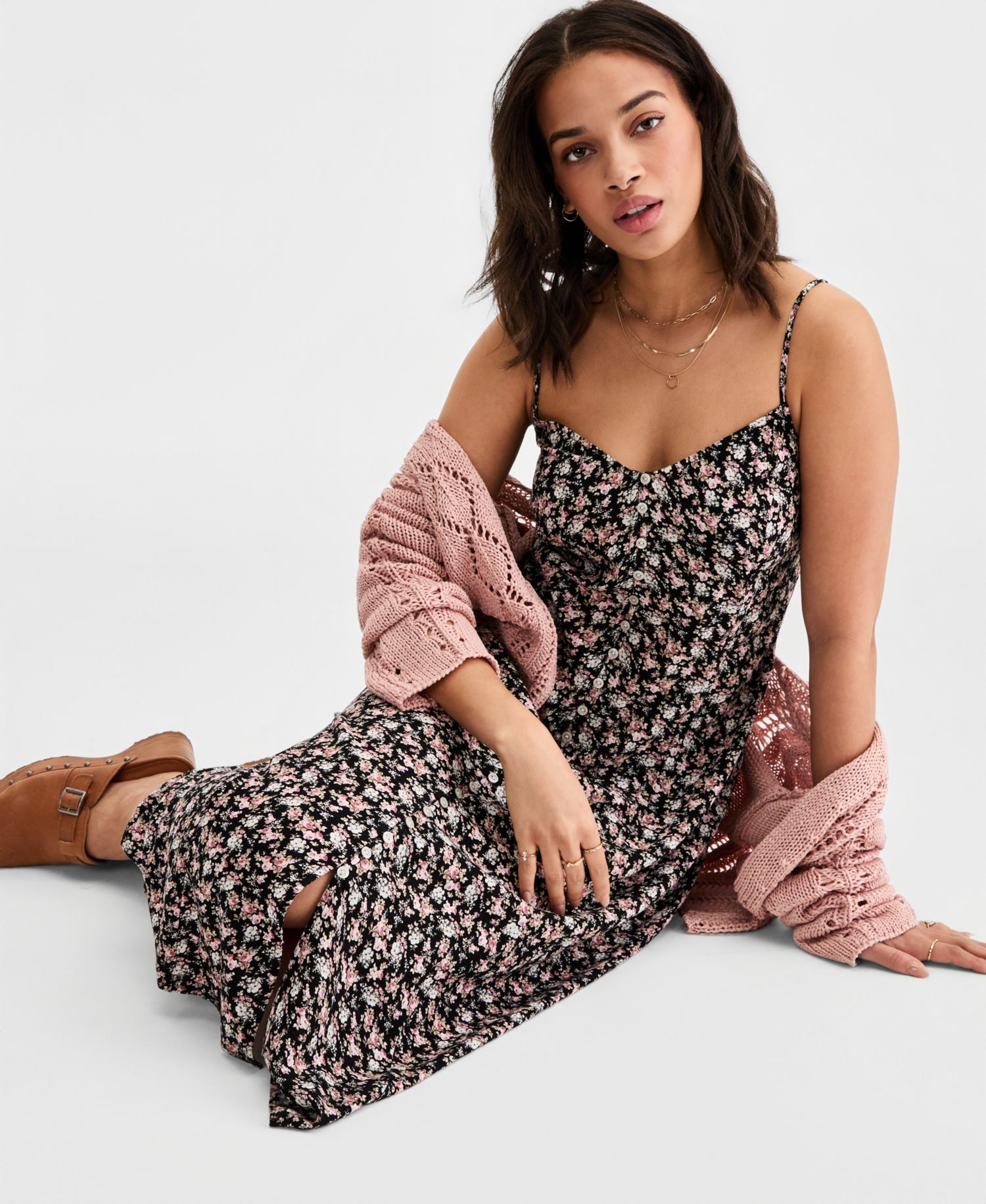 Women's Printed Simone Slip Dress