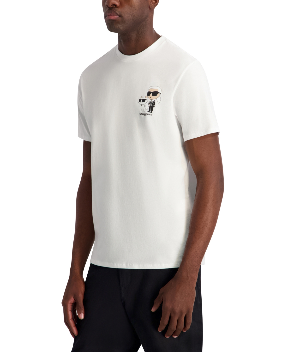 Karl Lagerfeld Paris Men's Choupette Regular-Fit T-Shirt
