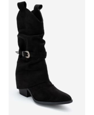 Women's Okus Buckle Block Heel Boot