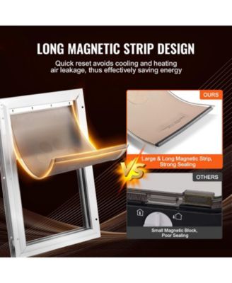 Weatherproof PVC Replacement Pet Door Flap, Large